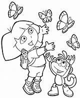 Free Dora coloring pages sheets sketch template