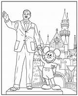 Walt Disney coloring Pages Disneyland sketch template