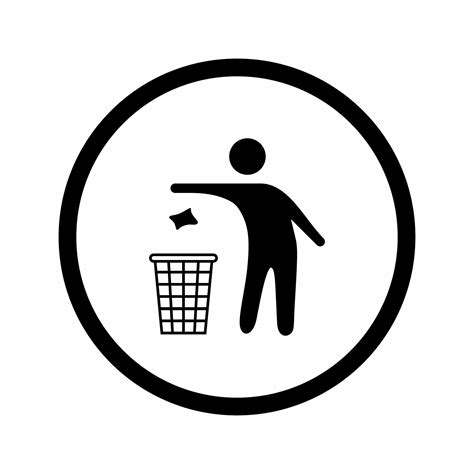 Do Not Litter Sign. Throw Garbage in Its Place. Please Do Not Throw Trash in Toilet Design ...