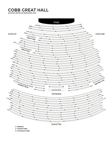 Peace Center Seating Chart | Cabinets Matttroy