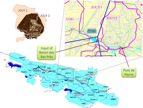 39: Jouy-en-Josas sub-catchment's location | Download Scientific Diagram