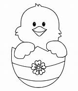 Cute Easter Chick Coloring Page  Free Printable Pages For Kids sketch template