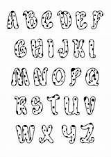 Alphabet Coloring Pages For Kids To Print & color  coloring Page sketch template