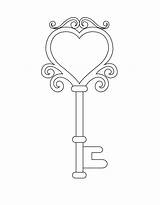 Good Key Coloring Page  Free Printable Pages For Kids sketch template