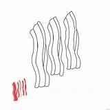 Bacon Coloring Page In EPS PDF JPG  Download Templatenet sketch template