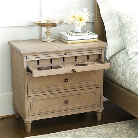 Isabella 2-Drawer Nightstand with Charging Station | Ballard Designs | Bedroom night stands ...