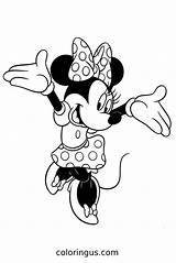 Minnie Mouse Coloring Pages Free Printable PDF sketch template