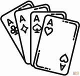 Deck Of Cards coloring Page  Free Printable Coloring Pages sketch template