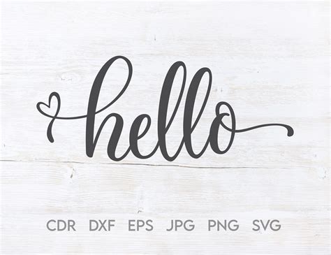 Hello Svg, Welcome Svg, Welcome Sign, Hello Sign, Hello Png, Farmhouse Svg, Door Sign Print ...