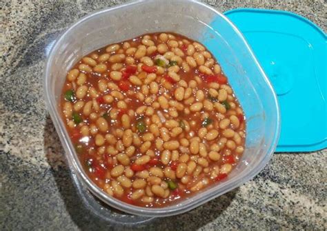 Baked Bean Salad Recipe by theforklessfuss - Cookpad