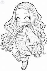 Nezuko Coloring Pages  20 Free Drawings To Print And Color sketch template