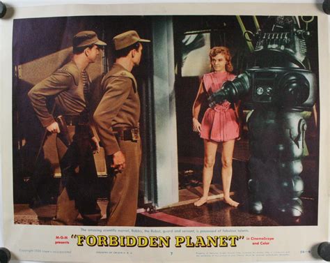 FORBIDDEN PLANET, Original Authentic science fiction Movie Lobby Card 7 ...