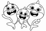 Friendly Baby Shark Coloring Page  Free Printable Pages For Kids sketch template