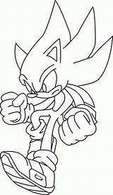 Super Sonic Coloring Page  Home sketch template