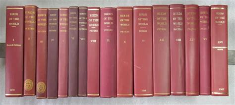 CHECK LIST OF BIRDS of The WORLD 16 Volumes - James Lee Peters 1934-1987 EUR 173,93 - PicClick DE