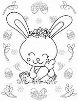 Cute Easter Coloring Pages sketch template