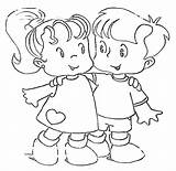 Cute Best Friend Coloring Pages At GetColoringscom  Free Printable sketch template