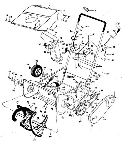 Craftsman Snowblower Parts Diagram