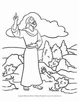 Jesus Coloring Temptation Pages Bible Tempted Satan Mark Stories Sheet  sketch template