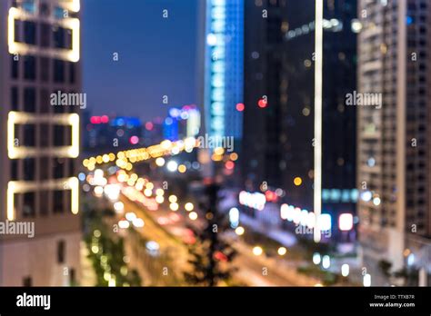 Night view of city roads Stock Photo - Alamy