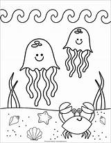 50 Ocean Coloring Pages For Kids To Print Free sketch template