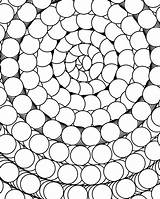 Spiralling Tunnel  Coloring Pages Generator sketch template