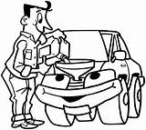 SignSpecialistcom – Beevault Decals  Mechanic Adding Fluid Vinyl sketch template