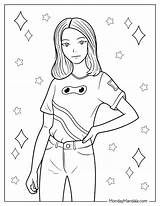 Jeans Coloring Page sketch template