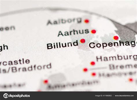 Billund Denmark Cartography Geography Map Stock Photo by ...