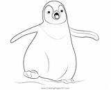 Beautiful Penguin Coloring Page For Kids  Free Penguins Printable sketch template