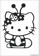 Hello Kitty Coloring Pages To Print sketch template