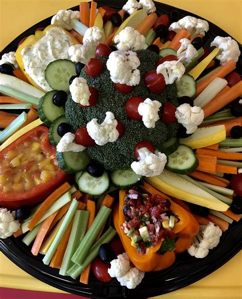 large fresh organic vegetable platter - inergyfoods