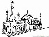 Download Or Print This Amazing coloring Page Beautiful Mosque Coloring  sketch template
