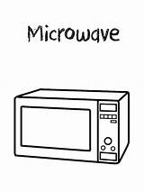 Online coloring Pages Coloring Page Microwave Cooking Download Print  sketch template