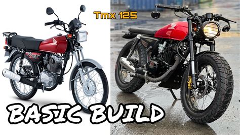 TMX 125 BASIC SCRAMBLER BUILD ngayon araw i buo na natin - YouTube