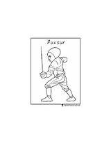 Ms Ibtihaj Muhammad Black History Fencer Coloring Page Afrocentric sketch template