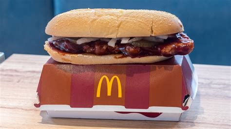 McDonald's Fan-Favorite McRib Has A Ridiculous Number Of Ingredients