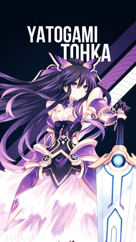 Yatogami Tohka Wallpaper | Gambar anime, Animasi, Gambar manga