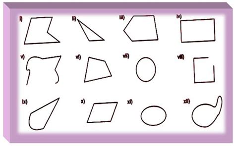 Worksheet on Polygons | Types of the Triangles | Draw the Shapes