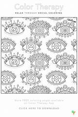Pin On Color Therapy Coloring Pages sketch template