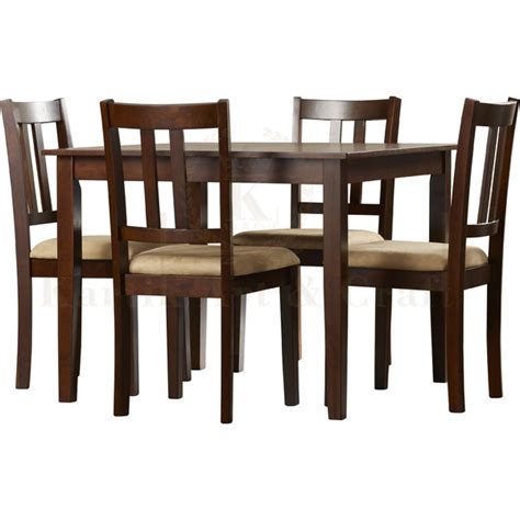 Wood Polished dining table set, for Home, Hotel, Restaurant, Feature : Crack Resistance, Easy To ...