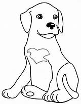 Cute Dog Coloring Page Free Printables For Kids  sketch template