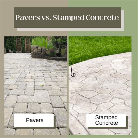 Pavers vs Stamped Concrete - Comeyer Designed Outdoor Living