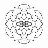 Geometric Zenith Mandala coloring Book page 51587712 Vector Art At Vecteezy sketch template