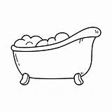 Premium Vector  Coloring Page With Doodle bath sketch template