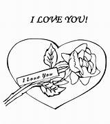 I Love You Coloring Pages & Books  100% FREE And Printable sketch template