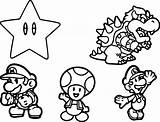 Super Mario Bros Characters Coloring Pages  Home sketch template