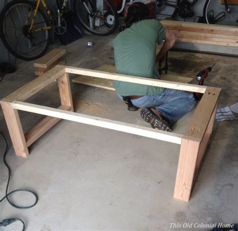 DIY Coffee Table | This Old Colonial Home