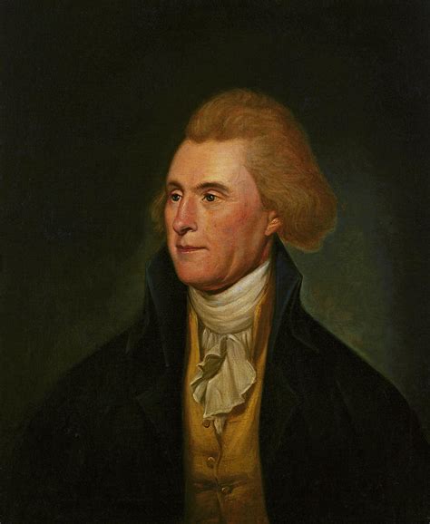 Thomas Jefferson, 1776 Painting by Charles Willson Peale