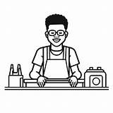 Cash Register Picture To Color  Coloring Page sketch template